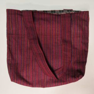 Pure cotton hand-woven fabric hand tote bag